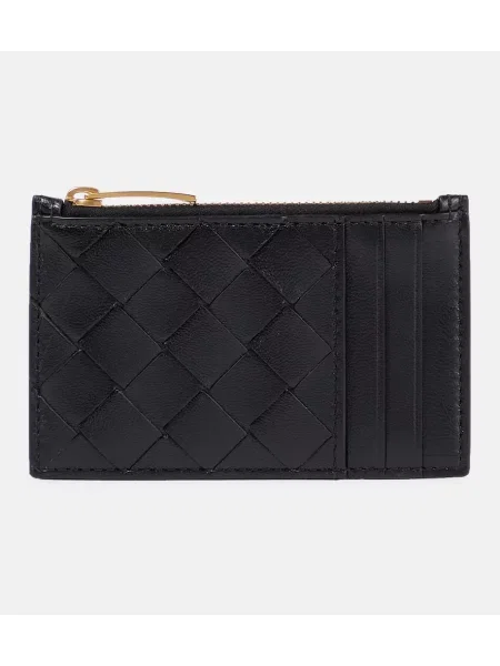 Portofel Bottega Veneta din piele negru