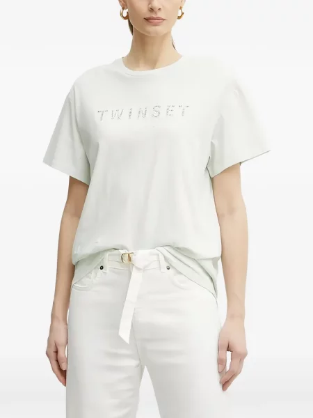 Tricou Twinset cu autograf alb