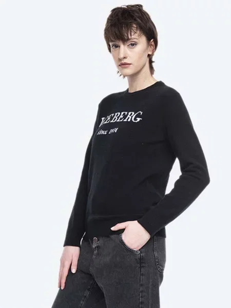 Iceberg pulover de casmir light negru