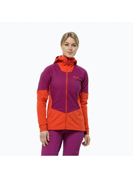 Jack Wolfskin Alpspitze Ins Hybrid ново дъждобранно яке за жени оранжево