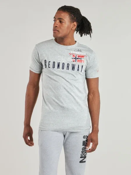 Tricou Geographical Norway gri