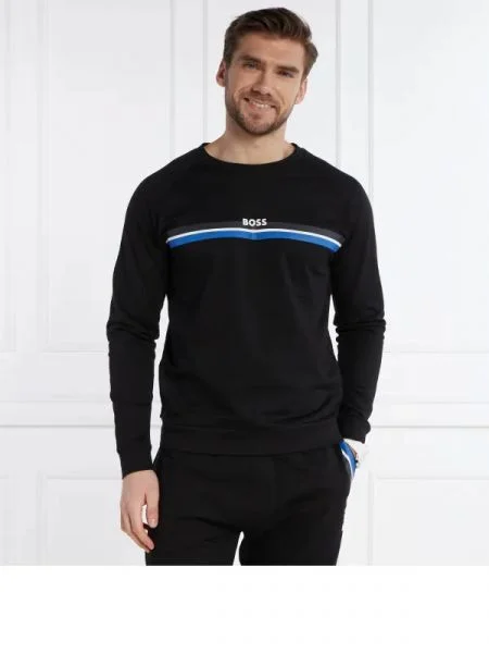BOSS BLACK Hanorac Authentic Sweatshirt negru