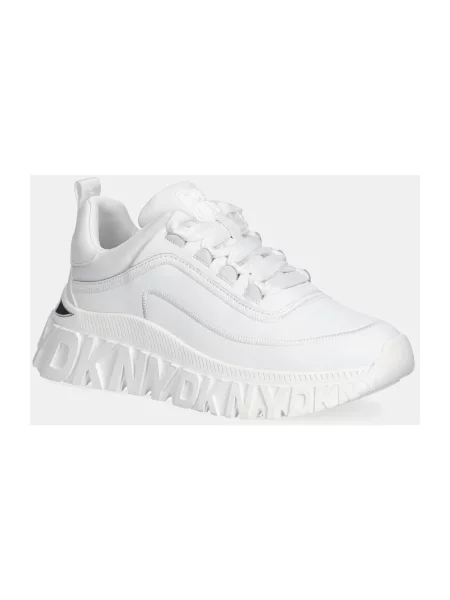 Sneakersy Dkny skórzane białe