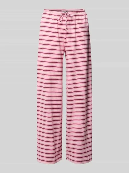 Spodnie z wzorem w paski i tunelem Gina Tricot