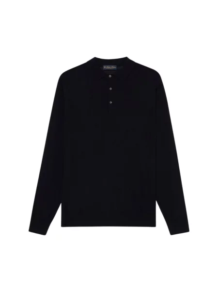 Sweter Brooks Brothers wełniany niebieski