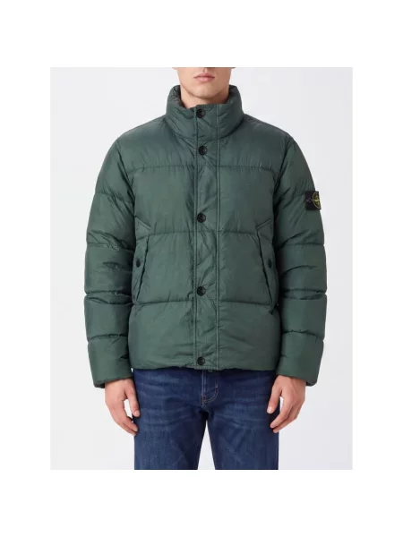 Kurtka puchowa Stone Island zielona