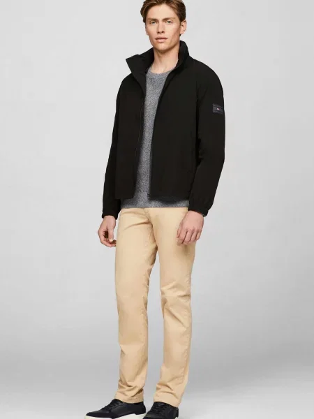 Куртка Tommy Hilfiger с капюшоном черная