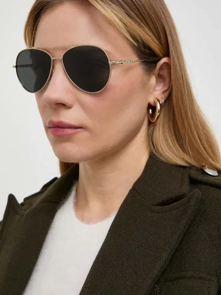 Слънчеви очила Burberry сиво