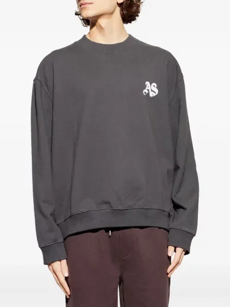 Hanorac crewneck Allsaints negru