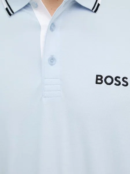 Поло Boss Green зеленое