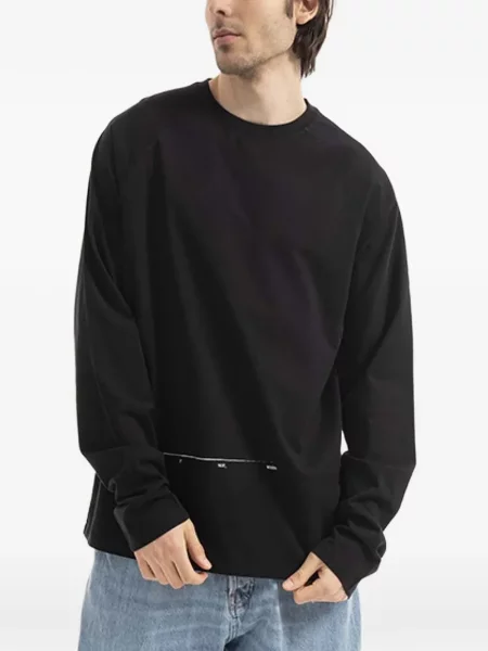 Lemn grafic tricou Tom Wood cu imagine negru