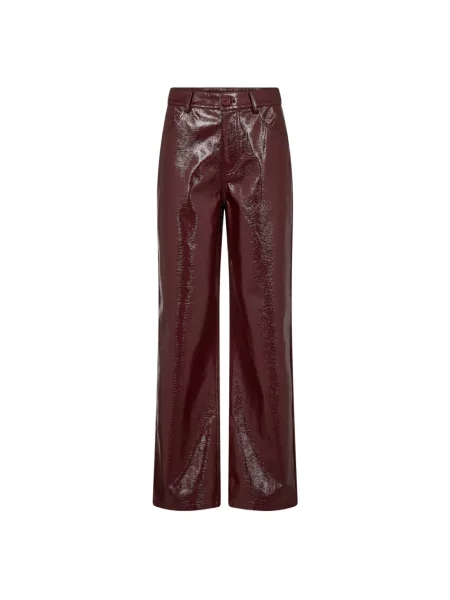 Spodnie Co'couture skórzane czerwone