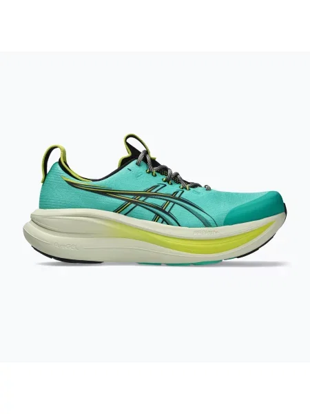 Мъжки обувки за бягане ASICS Gel-Nimbus 28 TR aurora green/black черно