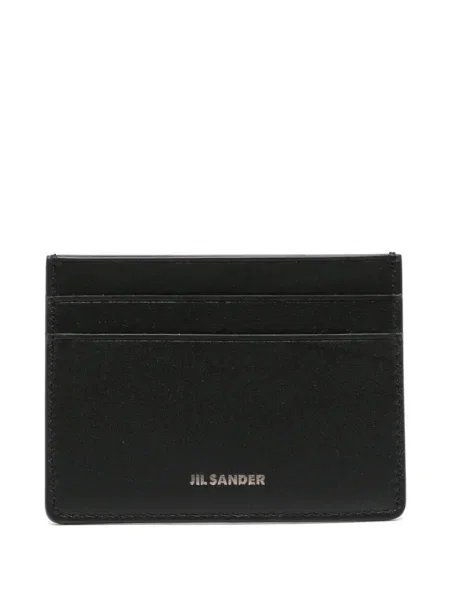 Portofel Jil Sander din piele negru