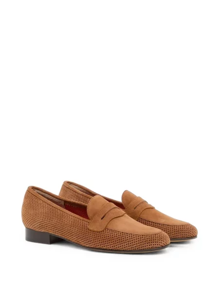 Szarvasbőr loafer Carel Paris barna