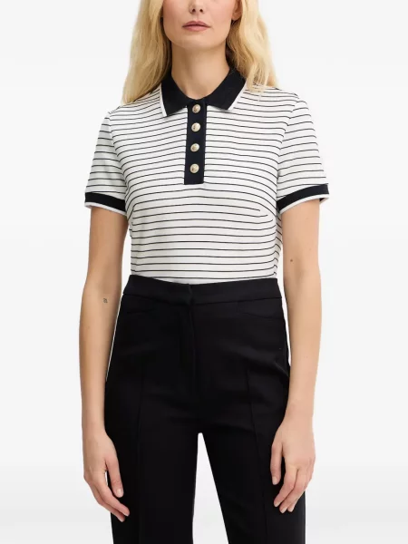 Tricou polo Guess alb