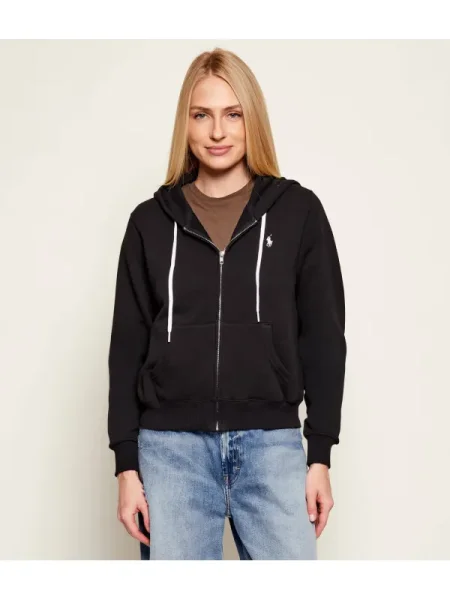 POLO RALPH LAUREN Hanorac | Relaxed fit negru