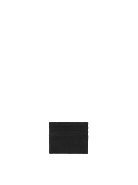 Portfel Emporio Armani z logo czarny