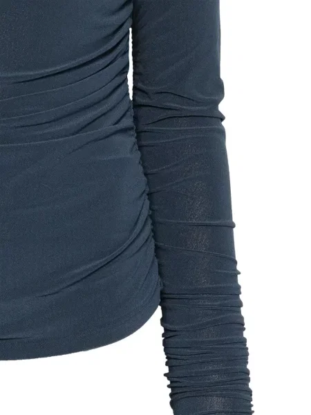 Top Patrizia Pepe s volanima plava