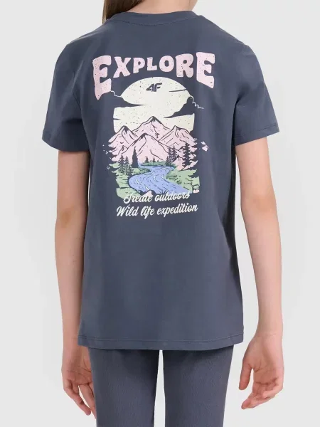 Tricou copii 4f albastru
