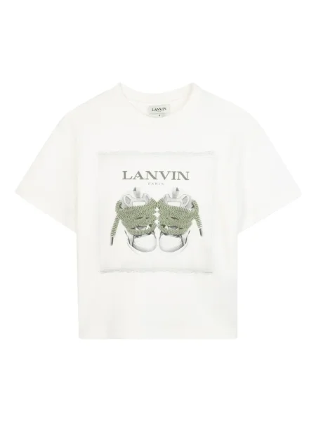 Dětské tričko Lanvin Enfant bílé