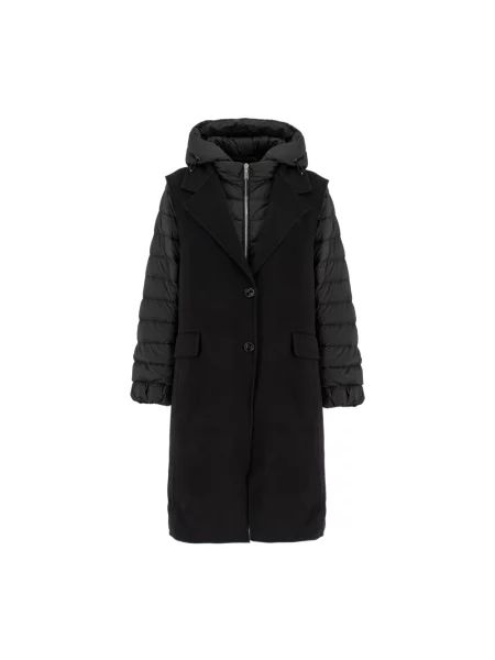 Płaszcz Moorer elegancki 3 w 1 czarny