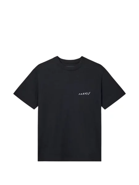 Tricou Purple Brand din jerseu negru