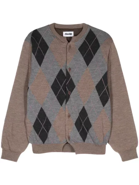 Kardigan Magliano sa argyle uzorkom siva