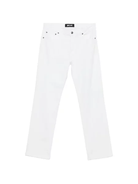Džíny Just Cavalli s autogramem bílé