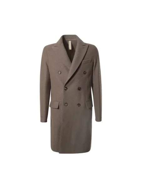 Płaszcz Eleventy wełniany brązowy