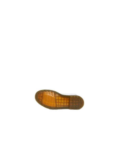 Buty do kostki Dr. Martens sznurowane koronkowe o krotszym kroju białe