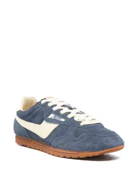 Sneakerși Autry din piele de căprioară albastru