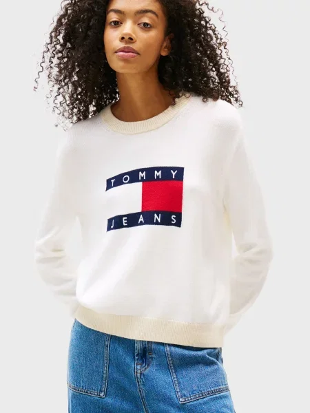 Светр Tommy Jeans білий