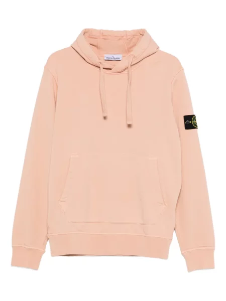 Hanorac cu glugă Stone Island cu strasuri roz
