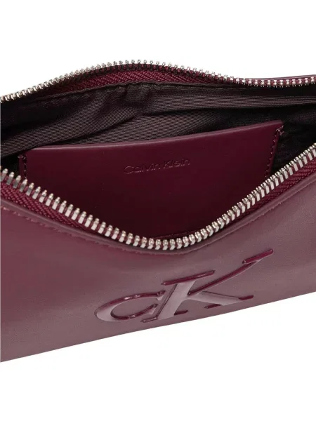 Calvin Klein Táska Bold Ck Mini Bag Bordó piros