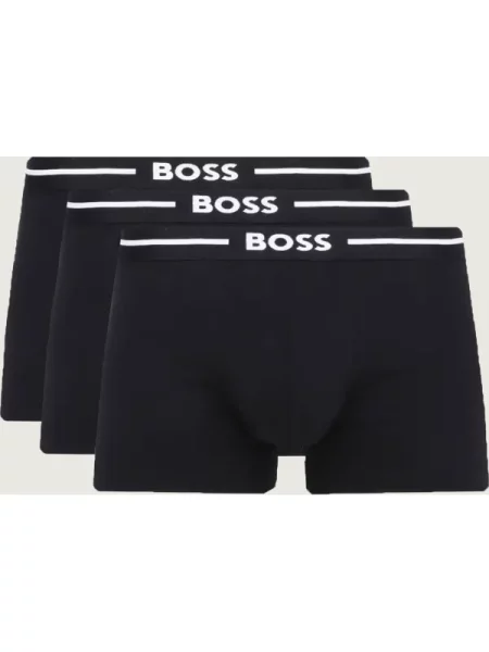 BOSS BLACK Chiloți boxer Trunk 3P Bold negru