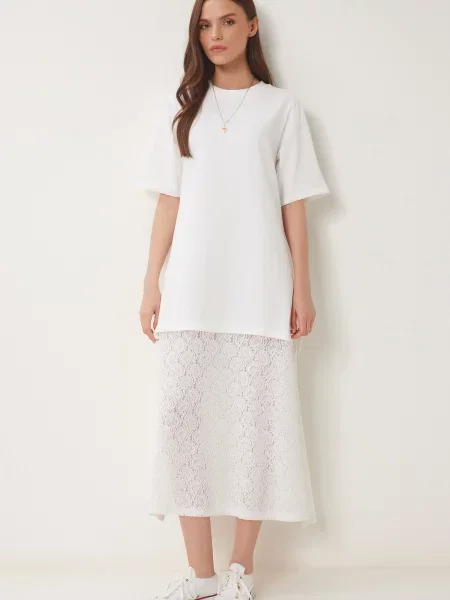 Happiness İstanbul Rochie fildeş