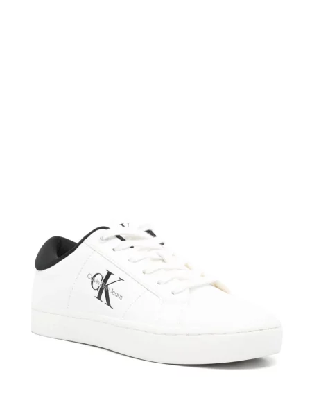 Sneakerși Calvin Klein Jeans alb