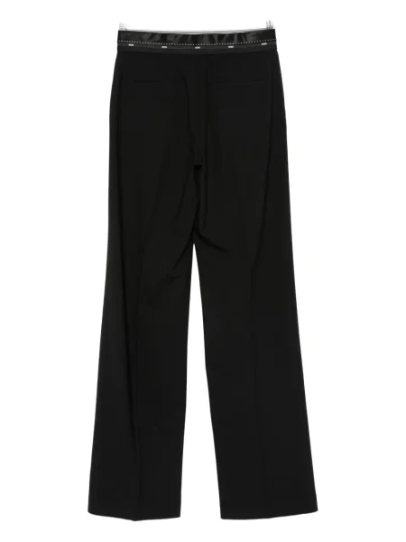 Pantaloni Msgm din satin negru