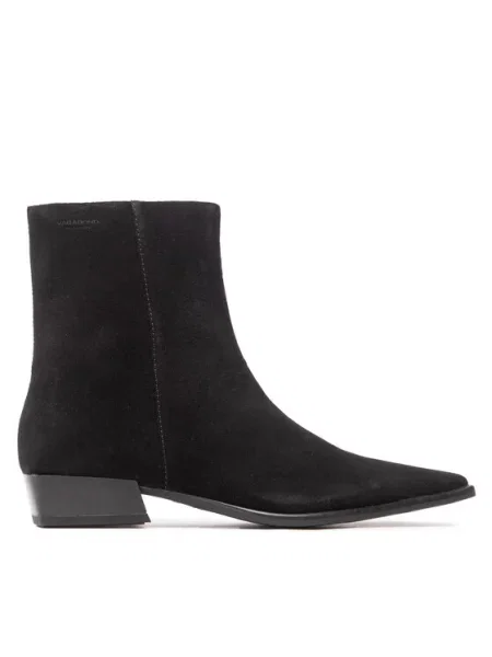 Vagabond Shoemakers botki zamszowe Nella na słupku czarny