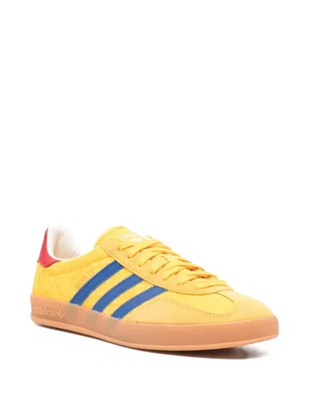 Ριγέ μπλούζα Adidas κόκκινο