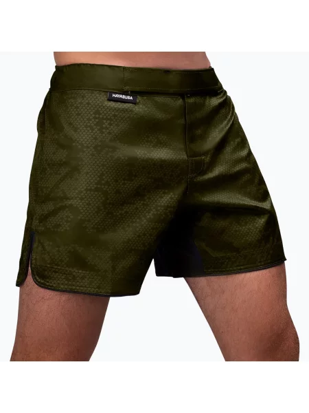 Spodenki treningowe Hayabusa Hex Mid-Thigh green zielone