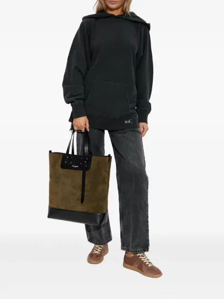 Hanorac cu glugă Maison Margiela negru