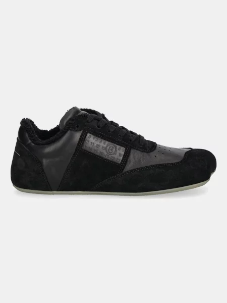 Maison Margiela sneakersy skórzane czarny