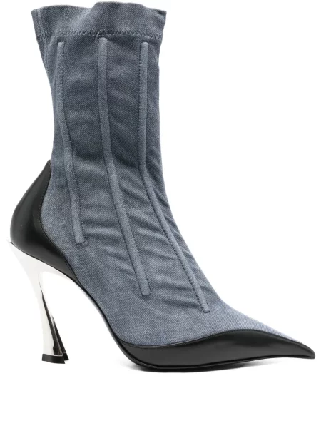 Cizme scurte Mugler albastru