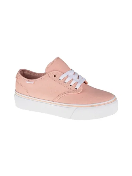 Plátené tenisky Vans na platforme ružová