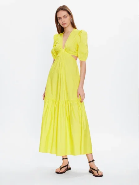 TWINSET Rochie de vară galben