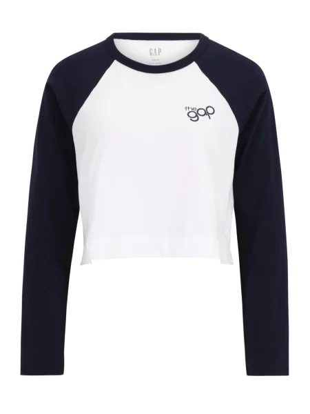 Gap Petite Tricou bleumarin alb