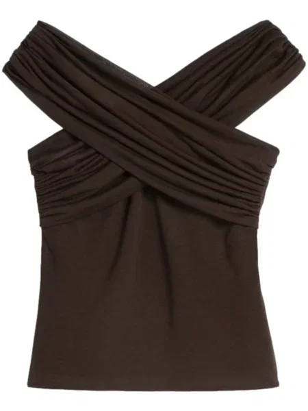 Top Ami Paris drapat maro