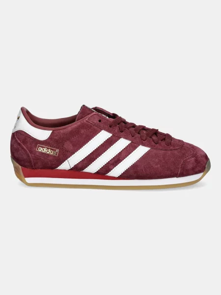 Σουέτ αθλητικά παπούτσια adidas Originals Country Japan κόκκινο